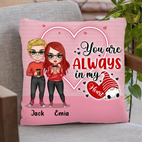 Personalized Couple Pillow Cover - Valentine's Day Gift Idea For Couple - I love My Wife Awesome Wife