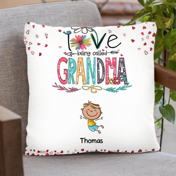 Personalized Blessed To Be Called Nana Pillow Cover/Quilt/Fleece Blanket - Up to 14 Kids - Gift Idea For Nana/Mama/Kids