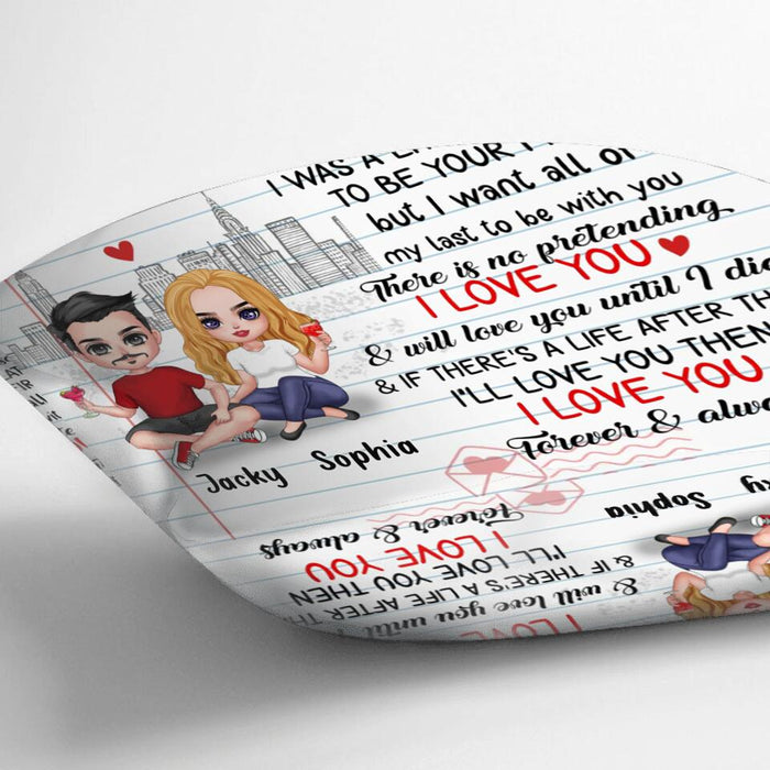 Personalized Couple Pillow Cover - Gift Idea For Couple/Christmas/Anniversary - The Day I Met You