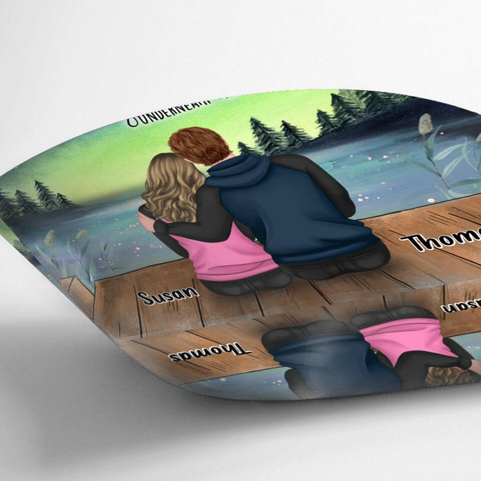 Personalized Couple Pillow Cover, Gifts for Couple Valentines Day - I Love You In The Morning And In The Afternoon - Happy Valentine's