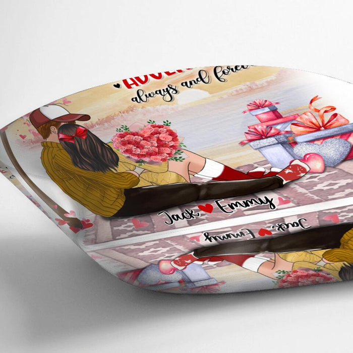 Personalized Couple Pillow Cover - Best Gift For Couple - Happy Valentine's Day