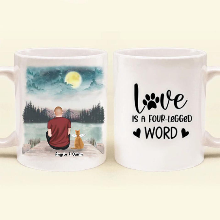 Personalized Dog Cat Coffee Mug - Gift for Dog Lovers, Cat Lovers - Up to 3 Pets
