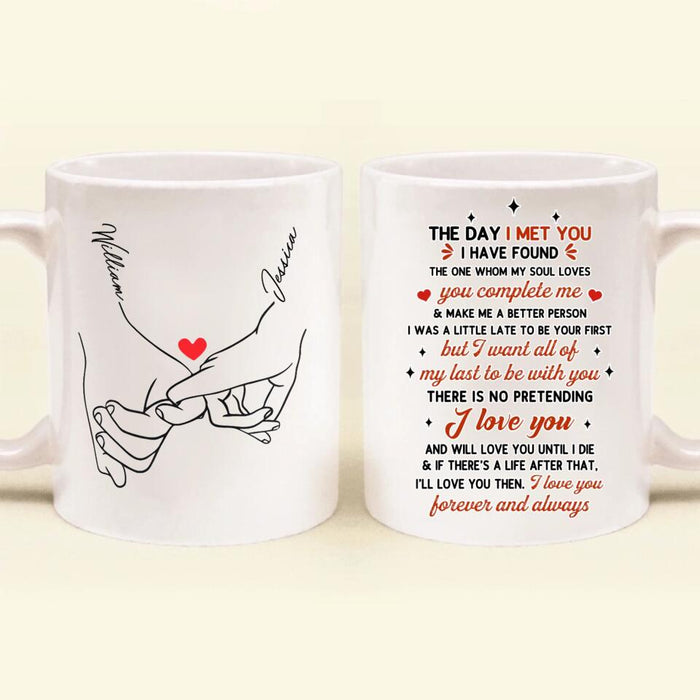 Personalized Couple Coffee Mug - Valentine's Day Gift Ideas For Couple - Gift For Her/Him - I Love You Forever And Always