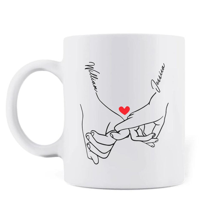 Personalized Couple Coffee Mug - Valentine's Day Gift Ideas For Couple - Gift For Her/Him - I Love You Forever And Always