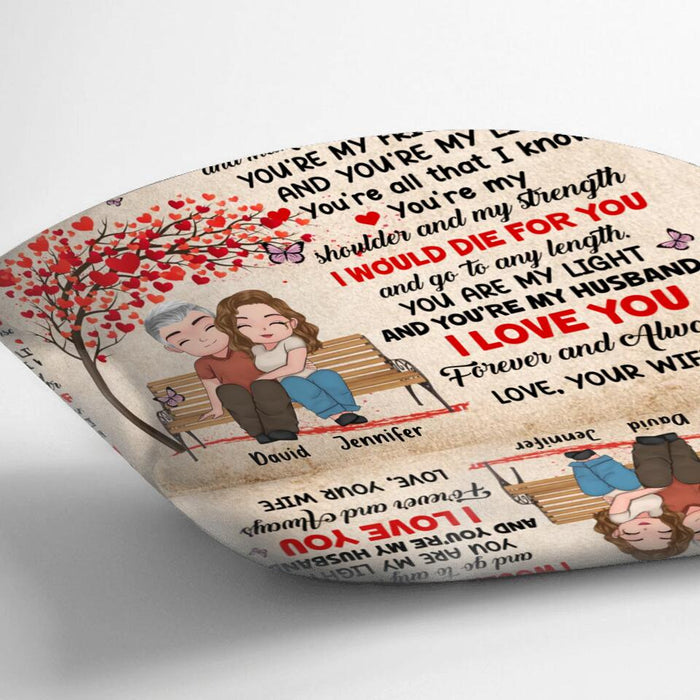 Personalized Couple Pillow Cover - Gift Idea For Couple/Valentine's Day - To My Husband You're So Special More Than You Know