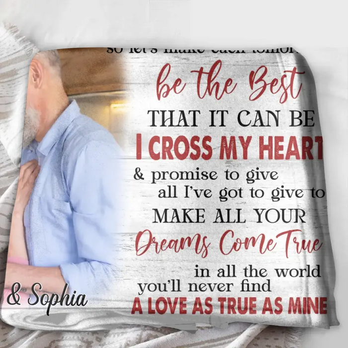 Personalized Couple Quilt & Fleece Blanket - Gift Idea For Couple/Husband & Wife - Upload Photo - You Will Always Be The Miracle