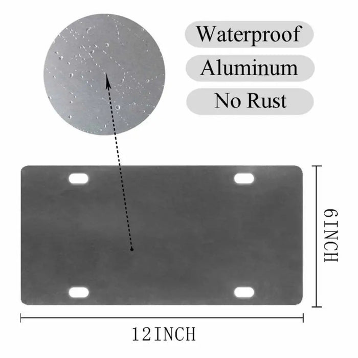 Personalized Couple License Plate - Valentine's Day Gift Idea for Couple - Til Death Do Us Part