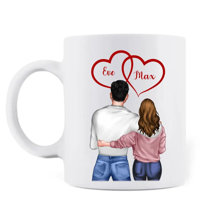 Personalized Couple Coffee Mug - Happy Valentine Day Gift Idea For Him/Her - I Think Being Your Smartass Wife Is Enough Of A Gift