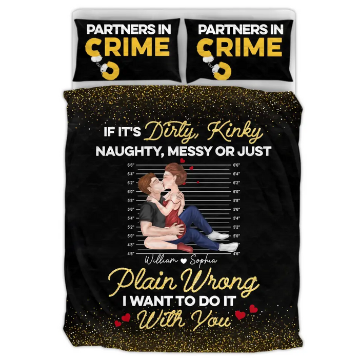 Personalized Couple Quilt Bed Sets - Gift Idea For Couple/Him/Her/Valentine's Day - I Want To Do It With You