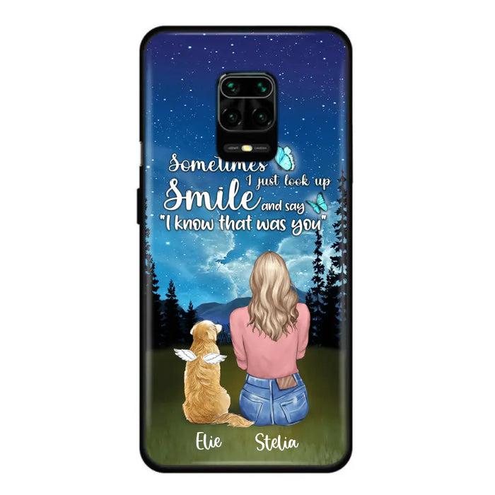 Personalized Lost Pet Mom Phone Case - Girl With Up to 4 Pets - Phone Case For Xiaomi, Huawei and Oppo - PU2YLV