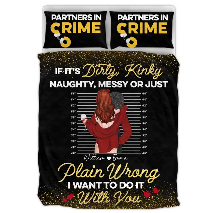 Personalized Couple Quilt Bed Sets - Gift Idea For Him/Her/Valentine's Day - I Want To Do It With You