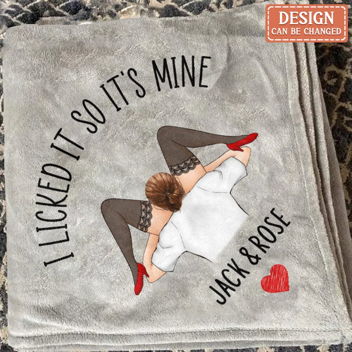 Personalized Couple Fleece Throw Blanket & Quilt - Gift For Couple - This Is Our Cuddling Blanket