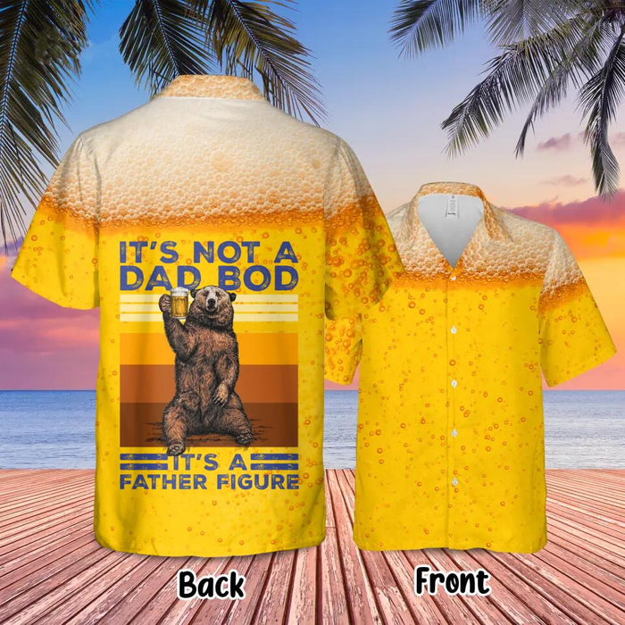 Personalized Dad Bob Hawaiian Shirt without Pocket - Funny Gift Idea For Father's Day - It's Not A Dad Bob It's A Father Figure