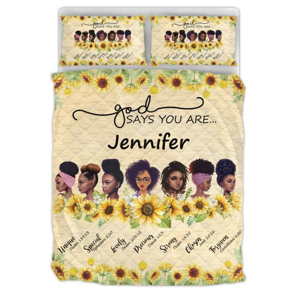 Personalized Beautiful Girls Quilt Bed Sets - Gift Idea For Besties - IWJMRF