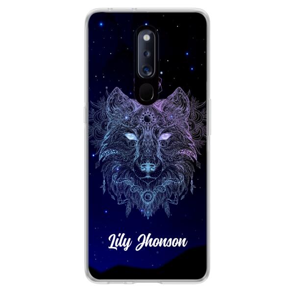 Personalized Wolf Mandala Phone Case - Best Gift For Wolf Lover's - Case For Huawei and Oppo - TOMO90