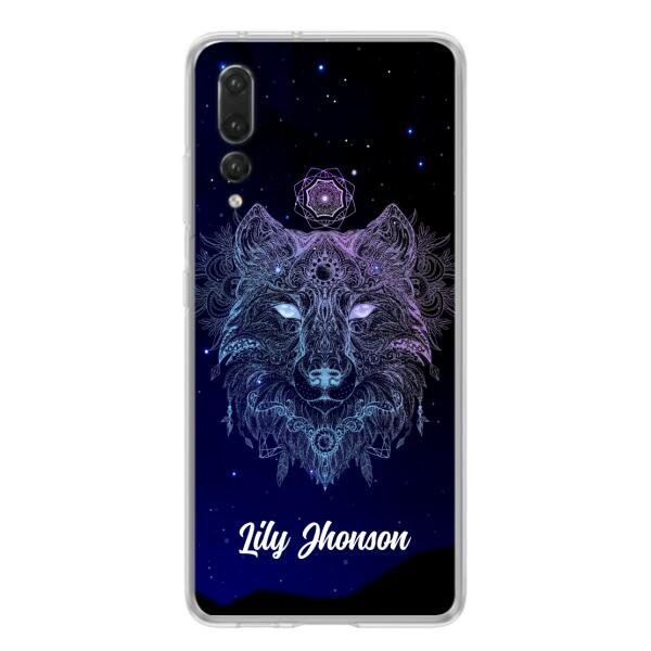 Personalized Wolf Mandala Phone Case - Best Gift For Wolf Lover's - Case For Huawei and Oppo - TOMO90