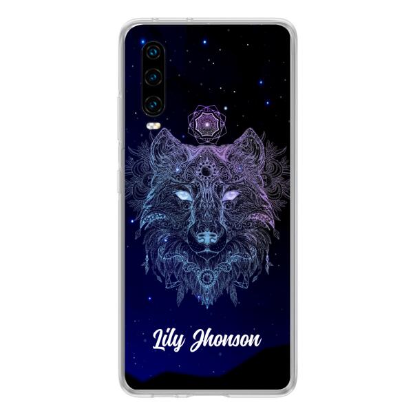 Personalized Wolf Mandala Phone Case - Best Gift For Wolf Lover's - Case For Huawei and Oppo - TOMO90
