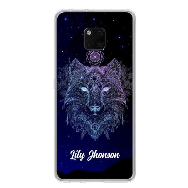 Personalized Wolf Mandala Phone Case - Best Gift For Wolf Lover's - Case For Huawei and Oppo - TOMO90