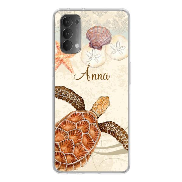 Personalized Sea Turtle Phone Case - Best Gift For Turtle Lover's - Case For Huawei and Oppo - DTJ0EN