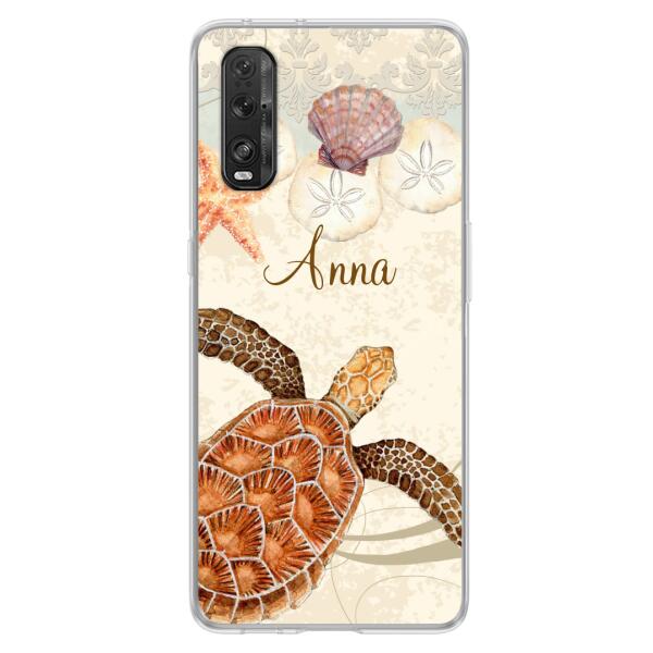 Personalized Sea Turtle Phone Case - Best Gift For Turtle Lover's - Case For Huawei and Oppo - DTJ0EN