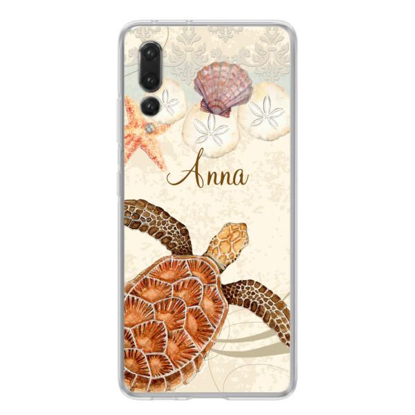 Personalized Sea Turtle Phone Case - Best Gift For Turtle Lover's - Case For Huawei and Oppo - DTJ0EN