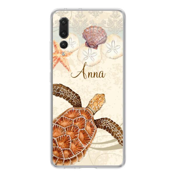 Personalized Sea Turtle Phone Case - Best Gift For Turtle Lover's - Case For Huawei and Oppo - DTJ0EN
