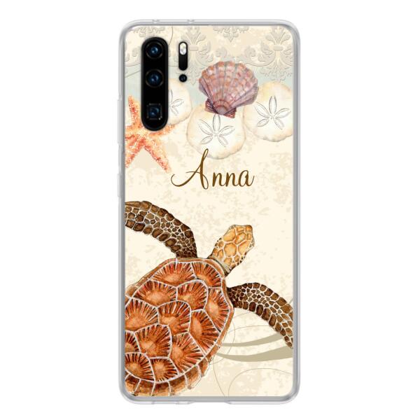 Personalized Sea Turtle Phone Case - Best Gift For Turtle Lover's - Case For Huawei and Oppo - DTJ0EN