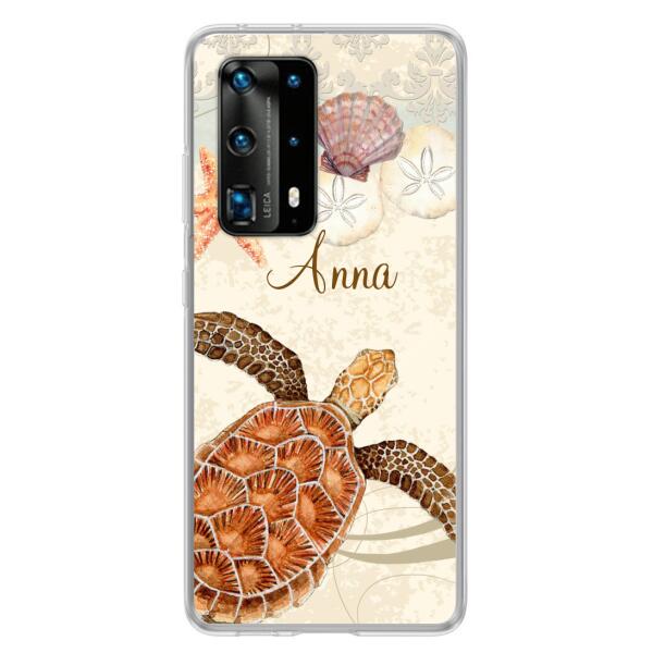 Personalized Sea Turtle Phone Case - Best Gift For Turtle Lover's - Case For Huawei and Oppo - DTJ0EN