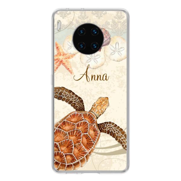 Personalized Sea Turtle Phone Case - Best Gift For Turtle Lover's - Case For Huawei and Oppo - DTJ0EN