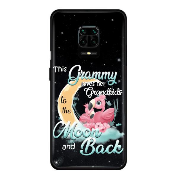 Personalized Grandma Flamingo Phone Case - This Grammy Loves Her Grandkids To The Moon And Back - For Xiaomi, Oppo And Huawei Phone Case - HWDFYR
