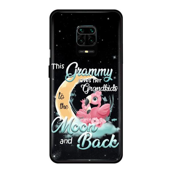 Personalized Grandma Flamingo Phone Case - This Grammy Loves Her Grandkids To The Moon And Back - For Xiaomi, Oppo And Huawei Phone Case - HWDFYR