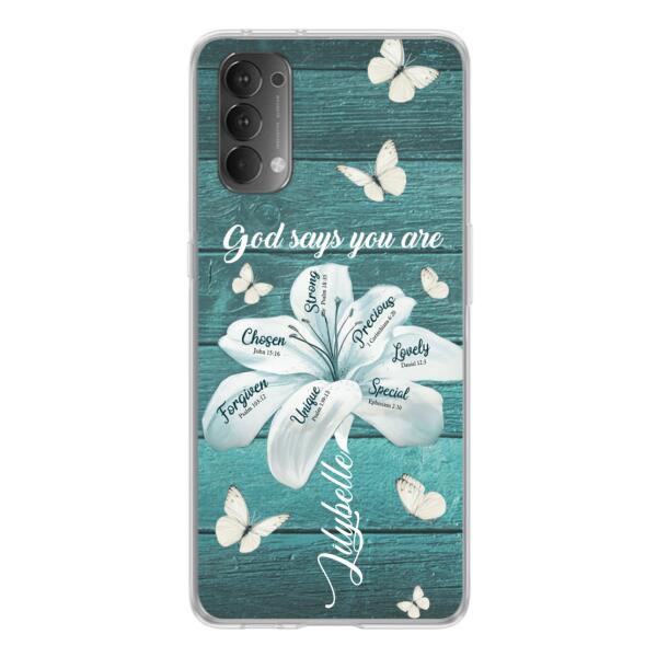 Personalized Phone Case - Gods Says You Are - Case For Xiaomi Huawei Oppo - BR9N4C