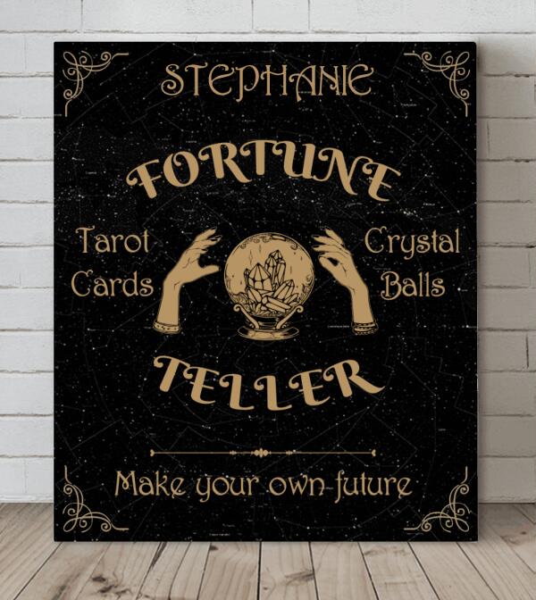 Personalized Tarot Reader Canvas - Best Gift For Tarot Lovers - Make Your Own Future