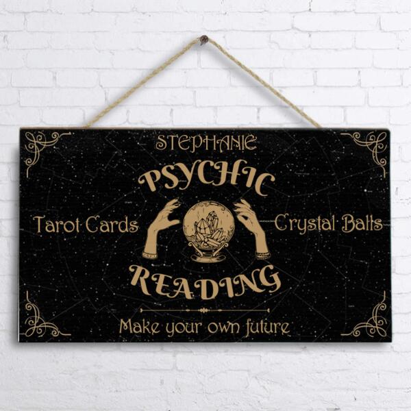 Personalized Tarot Reader Rectangle Wall Art - Best Gift For Tarot Lovers - Make Your Own Future