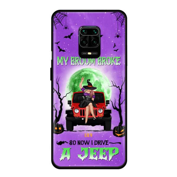 Personalized Off-Road Witch Phone Case - Halloween Gift For Girl - My Broom Broke - Case For Xiaomi, Oppo & Huawei