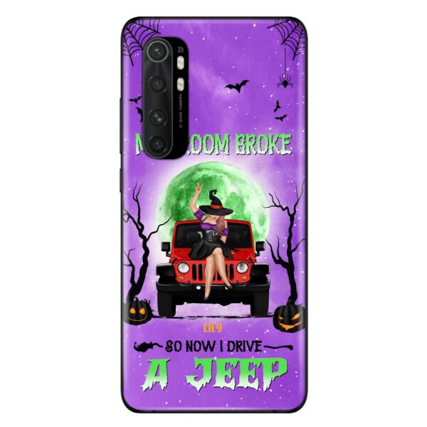 Personalized Off-Road Witch Phone Case - Halloween Gift For Girl - My Broom Broke - Case For Xiaomi, Oppo & Huawei
