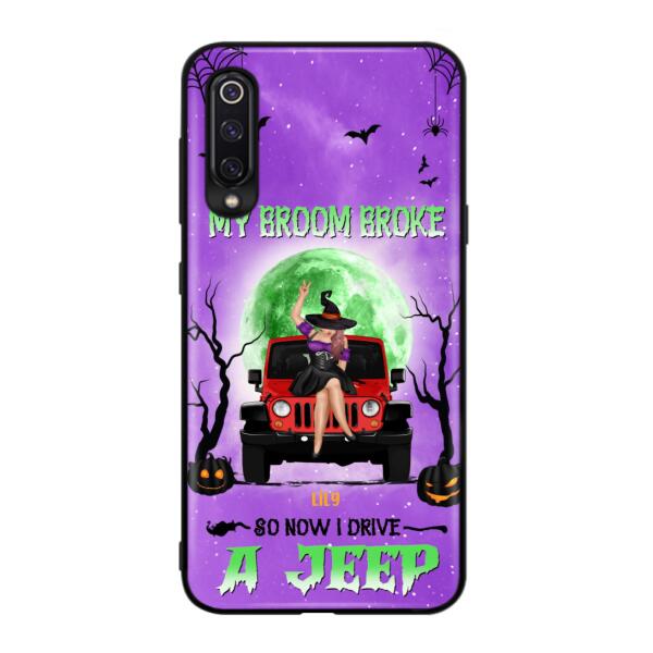 Personalized Off-Road Witch Phone Case - Halloween Gift For Girl - My Broom Broke - Case For Xiaomi, Oppo & Huawei