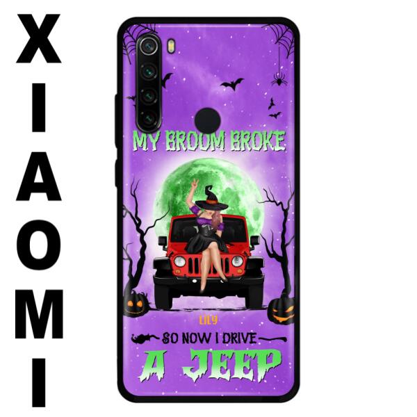 Personalized Off-Road Witch Phone Case - Halloween Gift For Girl - My Broom Broke - Case For Xiaomi, Oppo & Huawei