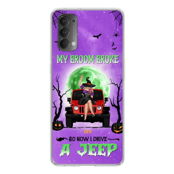 Personalized Off-Road Witch Phone Case - Halloween Gift For Girl - My Broom Broke - Case For Xiaomi, Oppo & Huawei
