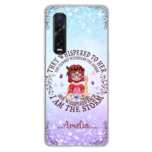 Custom Personalized Hippie Girl Phone Case - Best Gift For Hippie Girl - I Am The Storm - Case For Xiaomi, Oppo And Huawei