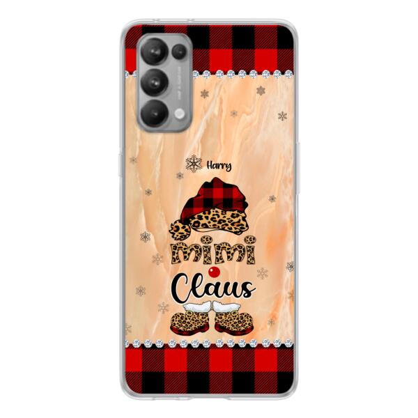 Personalized Mimi Claus Phone Case - Up to 9 Names - Gift For Grandma - Case For Xiaomi, Oppo And Huawei