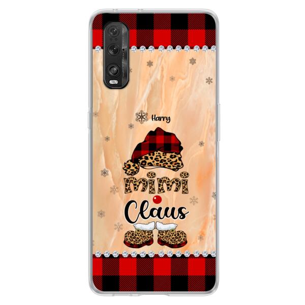 Personalized Mimi Claus Phone Case - Up to 9 Names - Gift For Grandma - Case For Xiaomi, Oppo And Huawei