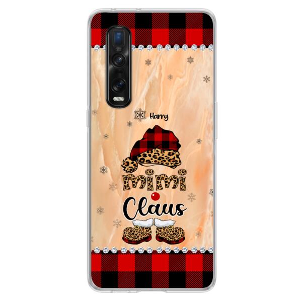 Personalized Mimi Claus Phone Case - Up to 9 Names - Gift For Grandma - Case For Xiaomi, Oppo And Huawei