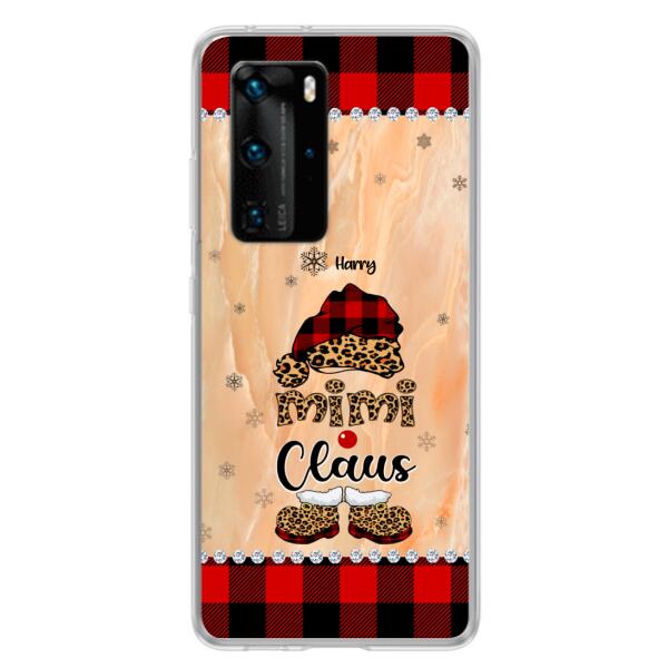 Personalized Mimi Claus Phone Case - Up to 9 Names - Gift For Grandma - Case For Xiaomi, Oppo And Huawei