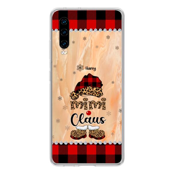 Personalized Mimi Claus Phone Case - Up to 9 Names - Gift For Grandma - Case For Xiaomi, Oppo And Huawei