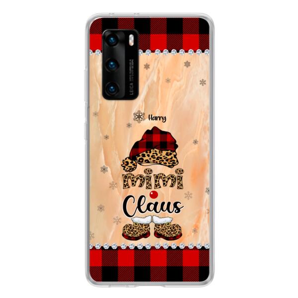 Personalized Mimi Claus Phone Case - Up to 9 Names - Gift For Grandma - Case For Xiaomi, Oppo And Huawei