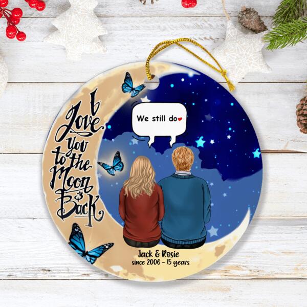 Personalized Old Couple Ornament - Best Gift For Couple - We Still Do