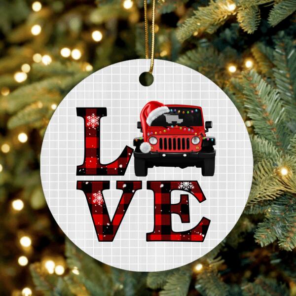 Personalized Off-road Car Ornament - Christmas Gift Idea For Off-road Lovers