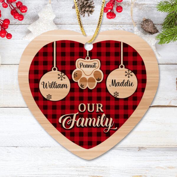 Personalized Christmas Family Ornament - Best Gift For Family - Our Family