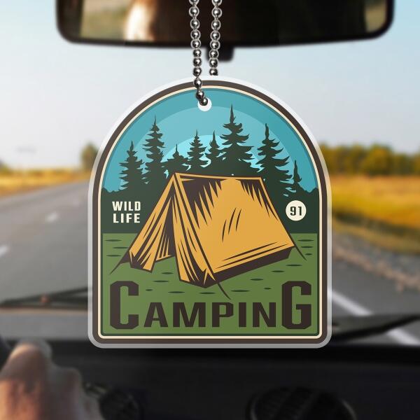 Personalized Camping Car Ornament - Up to 12 Options - Gift Idea For Camping Lover